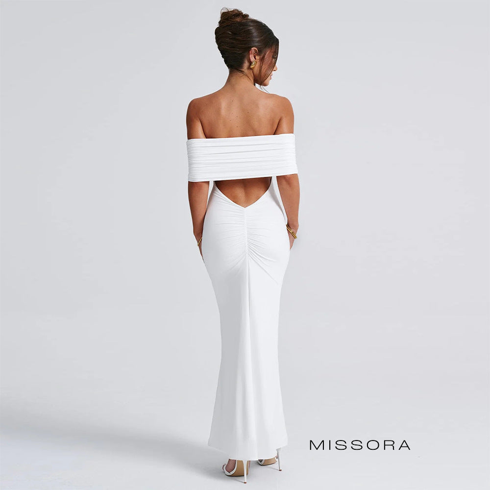 Amberley Omuz Dekolteli Balık Elbise [C9FNDTK2]