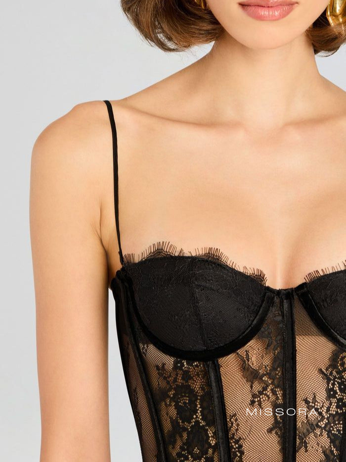 Anamarie Kadife Korse Maksi Elbise [93WYYDS0]