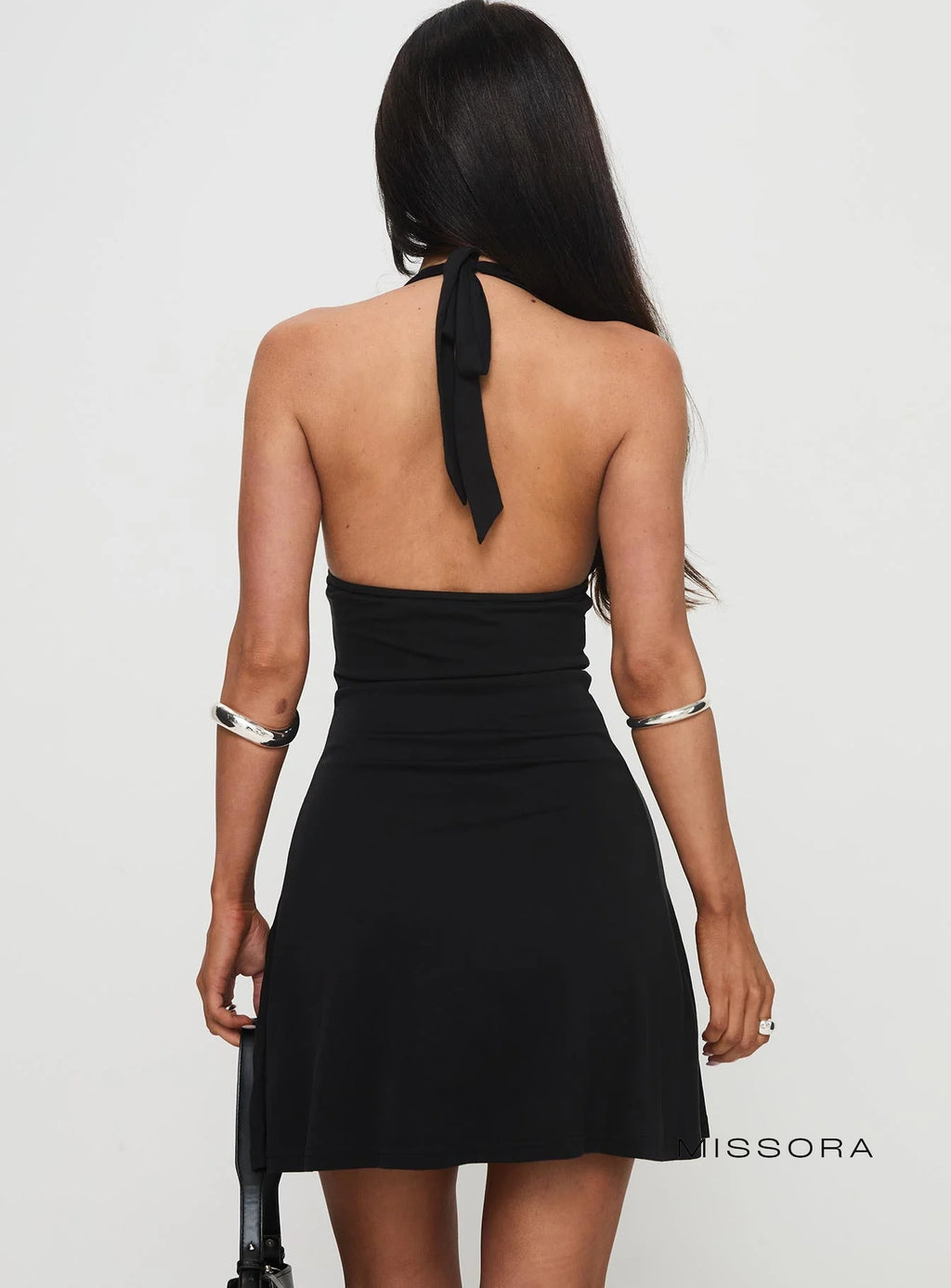 Aryana Halter Korse Mini Elbise [SWQDDNRU]