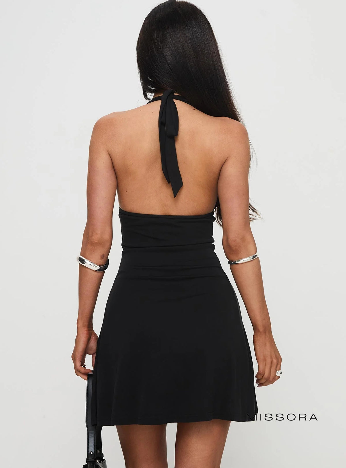 Aryana Halter Korse Mini Elbise [SWQDDNRU]