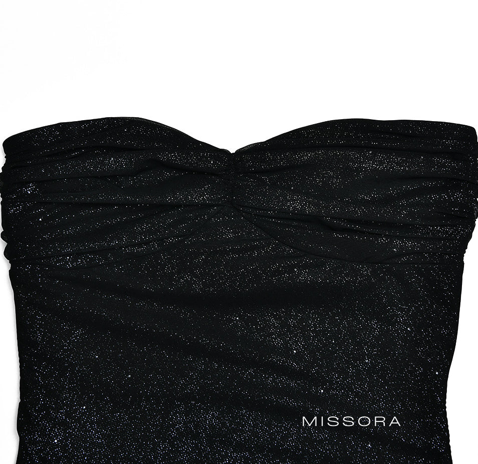 Avia Straplez Payetli Maksi Elbise [1UFNV8HO]