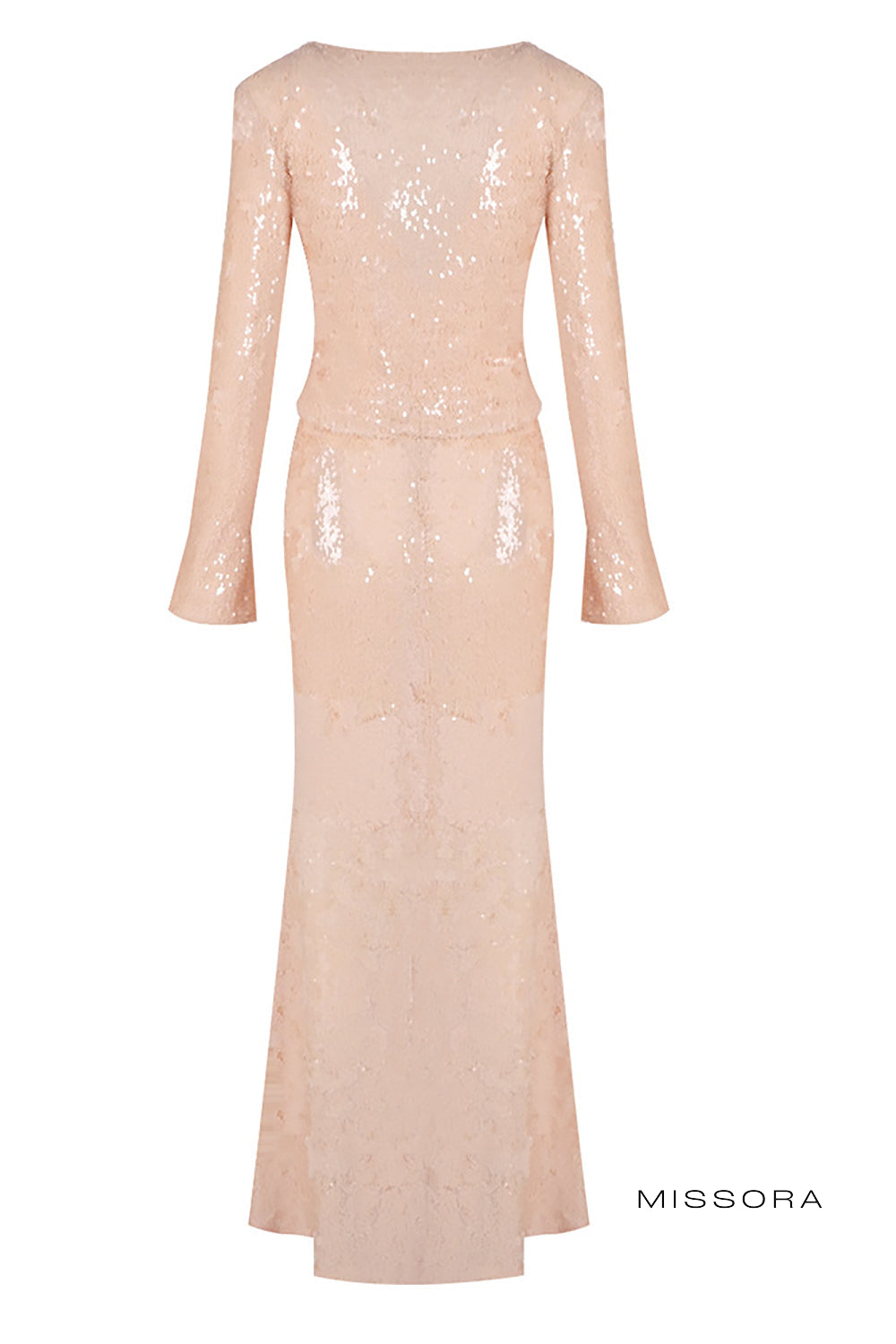 Missora Avika Uzun Kollu Payetli Abiye | BD2613FD-5 | BD2613FD-6 | BD2613FD-7 | BD2613FD-8