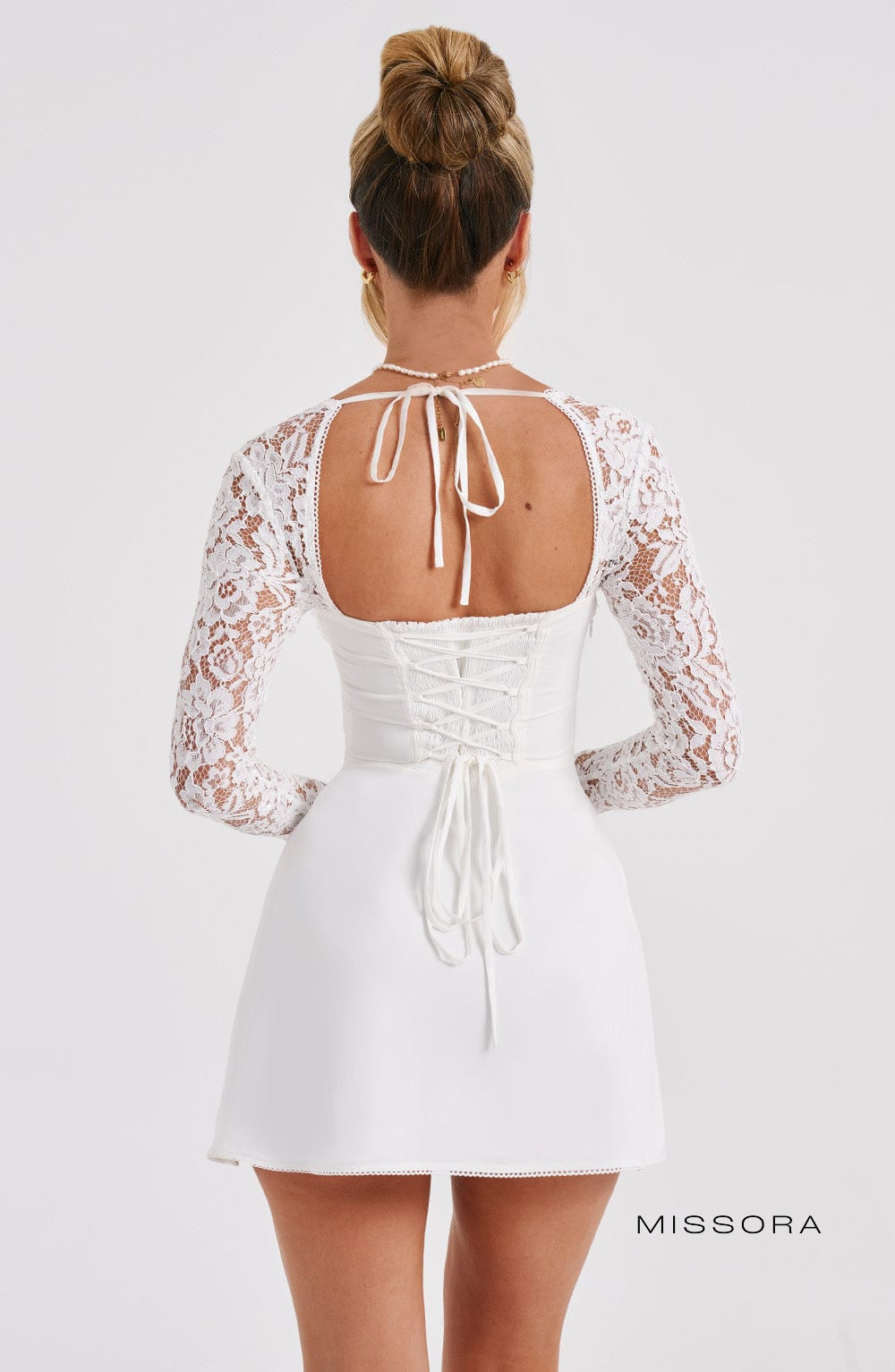 Missora Ayaat Kup Detayli Mini Elbise