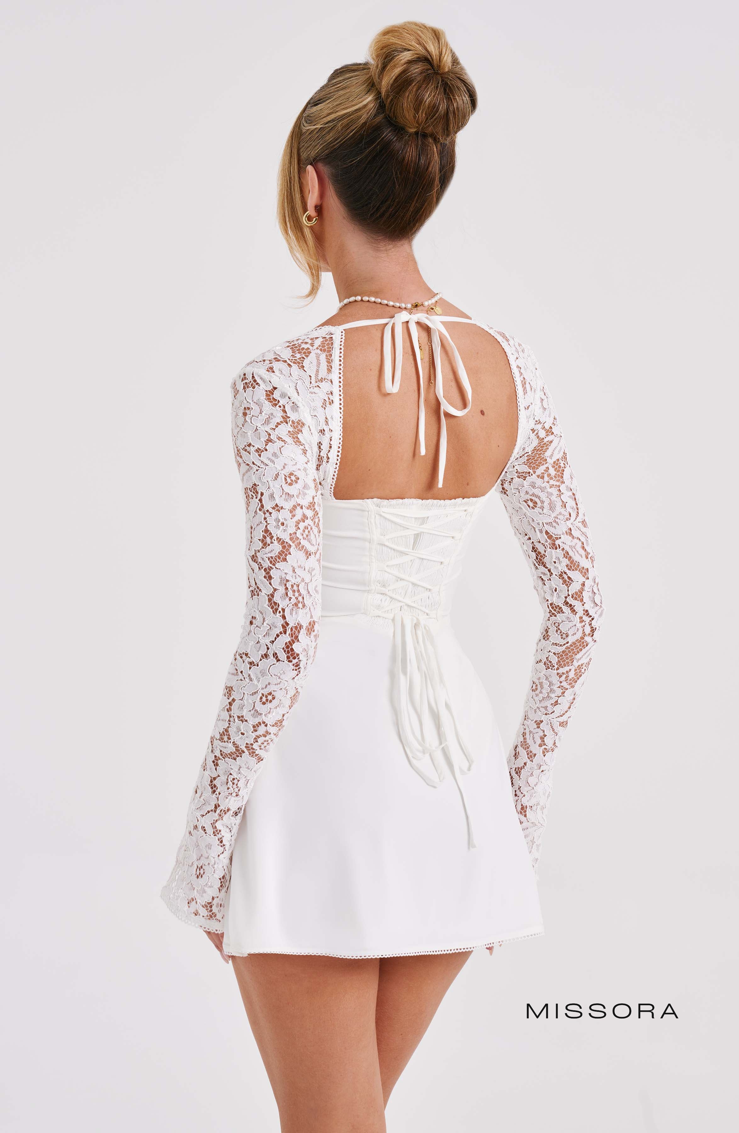 Missora Ayaat Kup Detayli Mini Elbise