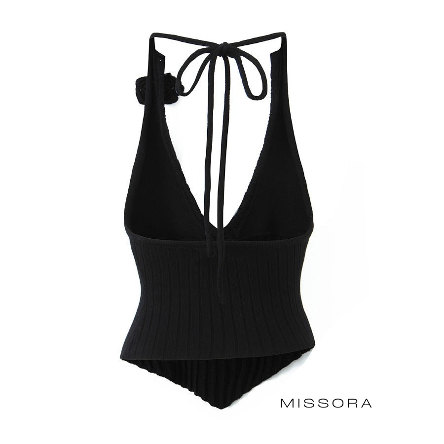 Ayden Askılı Örgü Crop Top [8WJ19DKS]