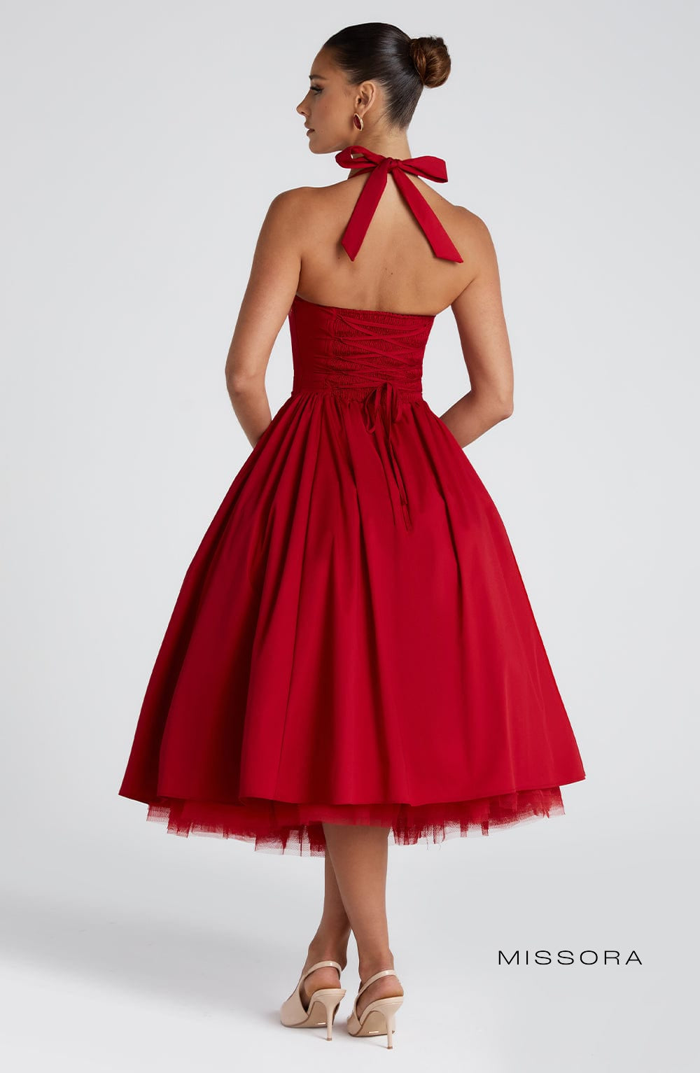 Missora Azlynn Halter Midi Dress