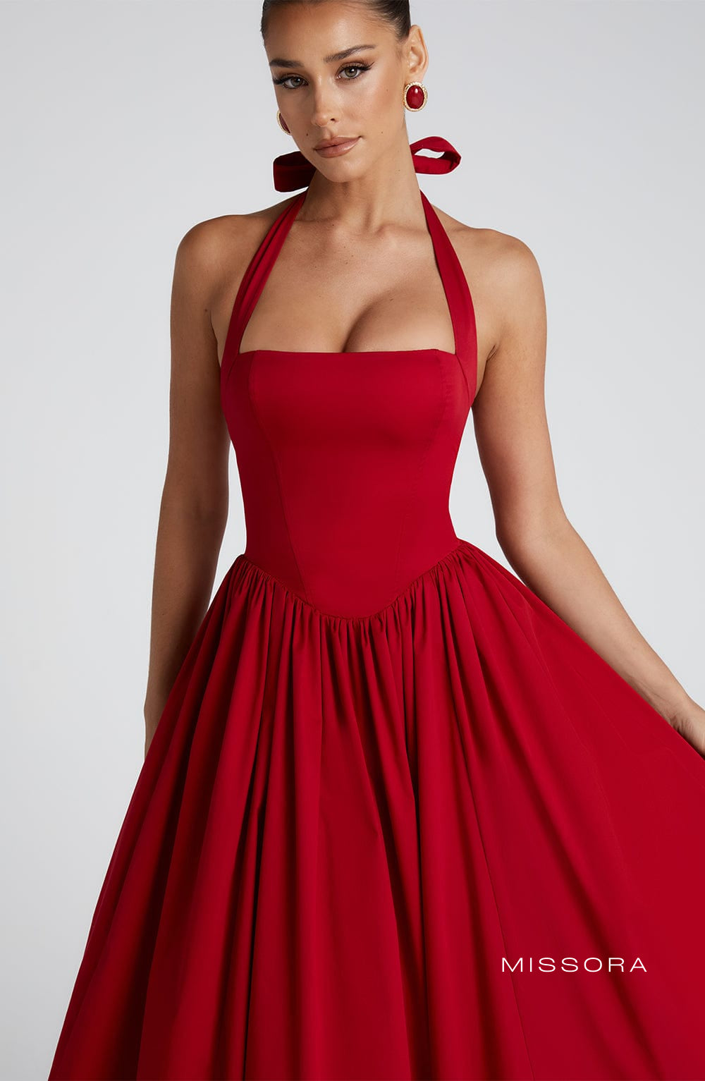 Missora Azlynn Halter Midi Dress