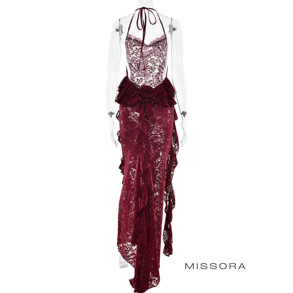 Bay Halter Maxi Elbise [LX2YVWWK]