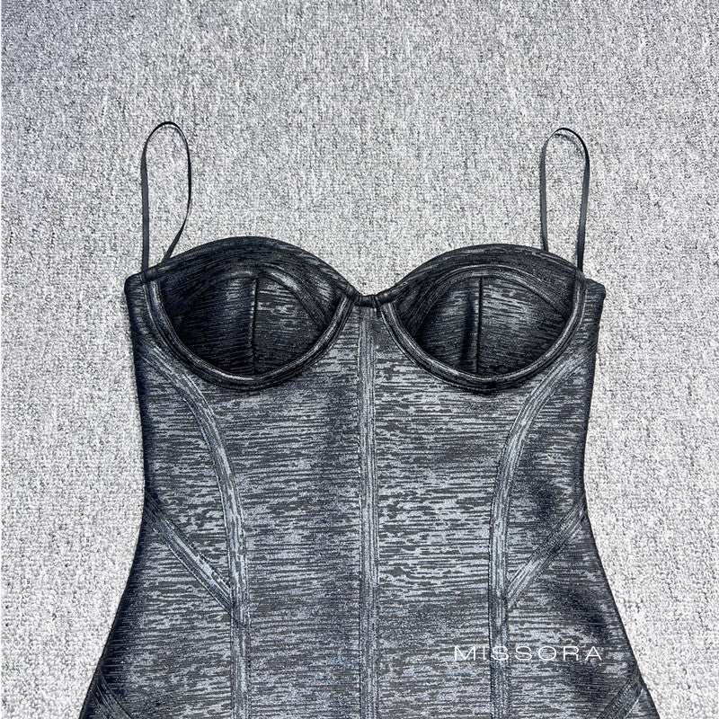 Berklee Straplez Midi Bandaj Elbise [FQ80A0VP]