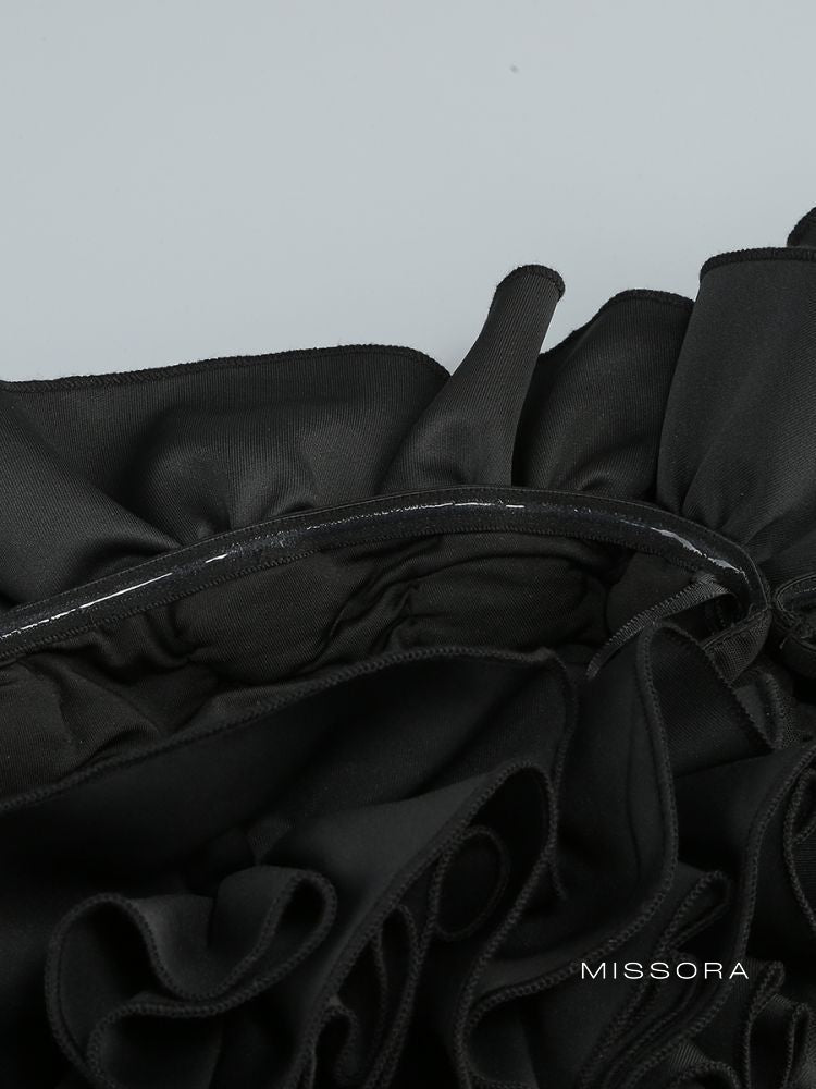 Blakely Straplez Çiçekli File Elbise [LAGG1X4B]