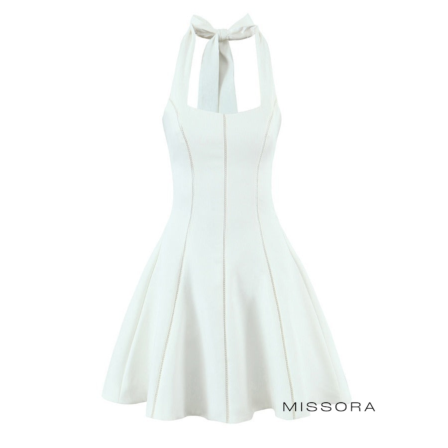 Blossom Halter Mini Elbise [3JC1SFMC]