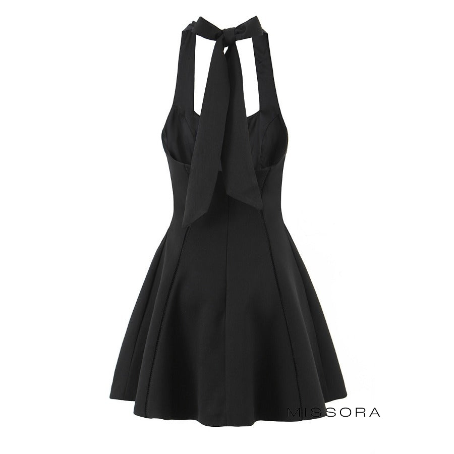 Blossom Halter Mini Elbise [NCV6F2MI]