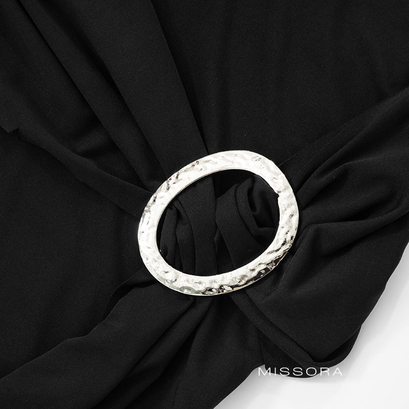 Bostyn Metal Detaylı Mini Elbise [LAO7NRZ2]