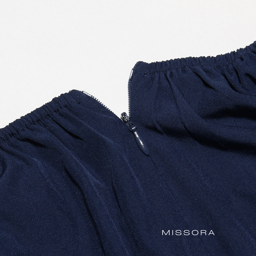 Bridgette Balon Kollu Mini Elbise [K0IGZFIS]