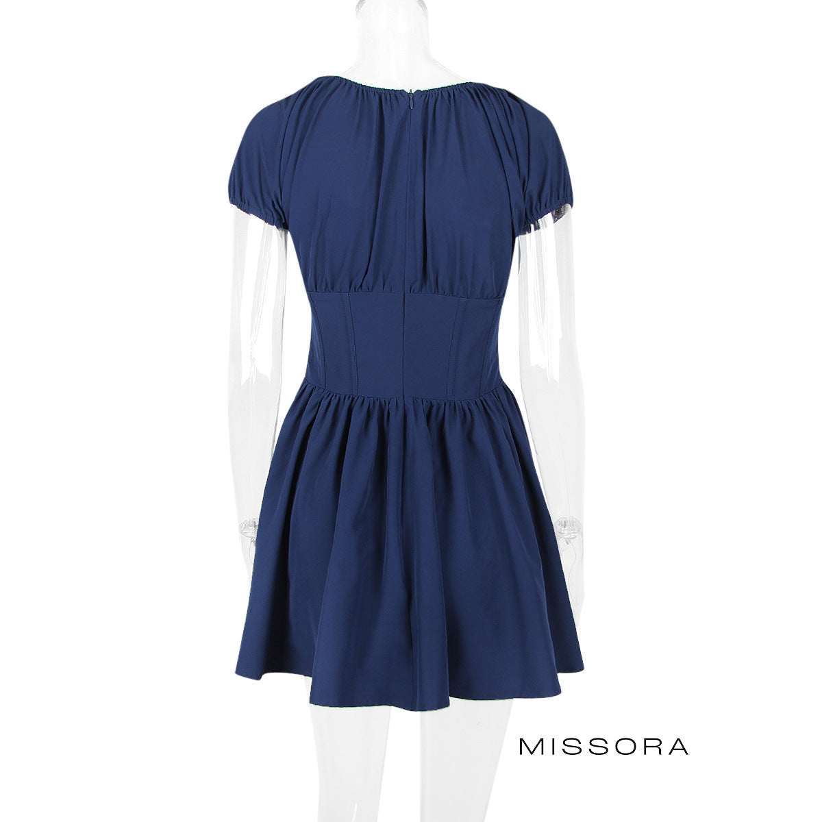 Bridgette Balon Kollu Mini Elbise [V6W7TY8H]