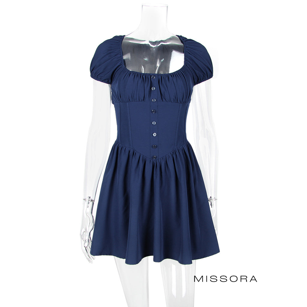 Bridgette Balon Kollu Mini Elbise [JN9585T3]