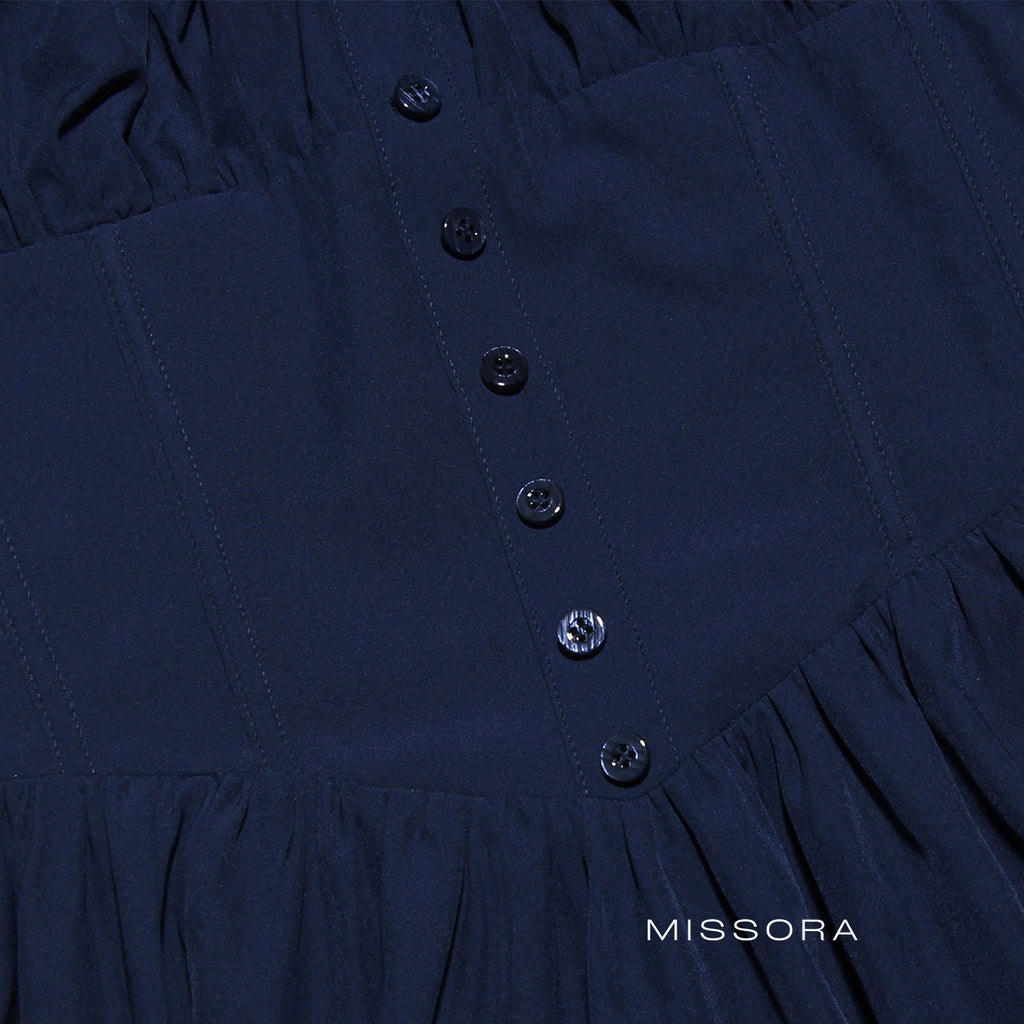 Bridgette Balon Kollu Mini Elbise [EFVIQX4N]