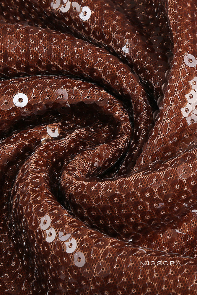 Missora Brilee Bronz Payetli Abiye Elbise | S073V-1 | S073V-2 | S073V-3