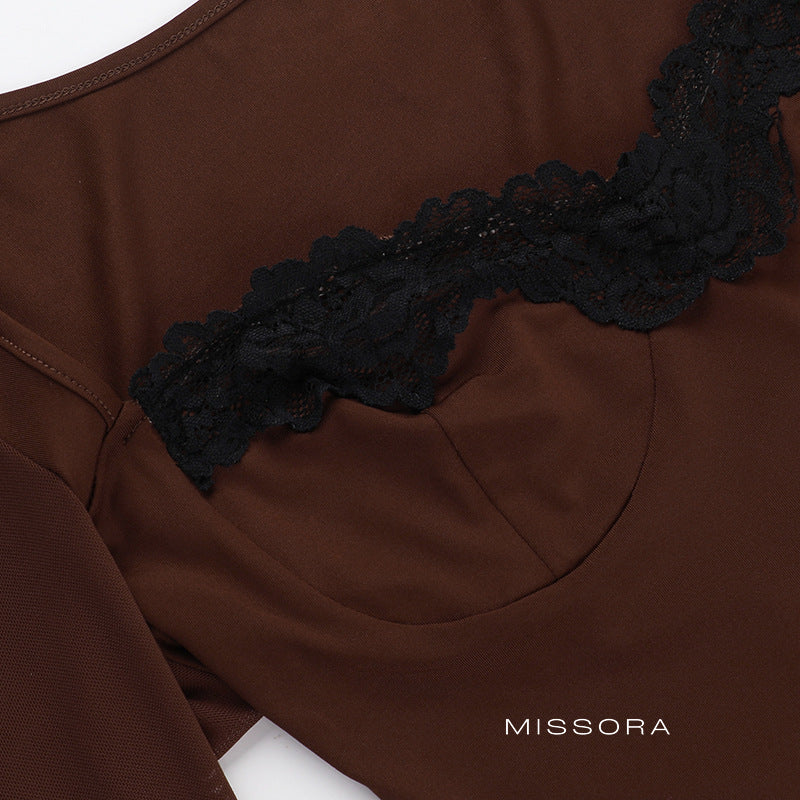 Brylei Dantelli Bodycon Elbise [V99XTE2F]