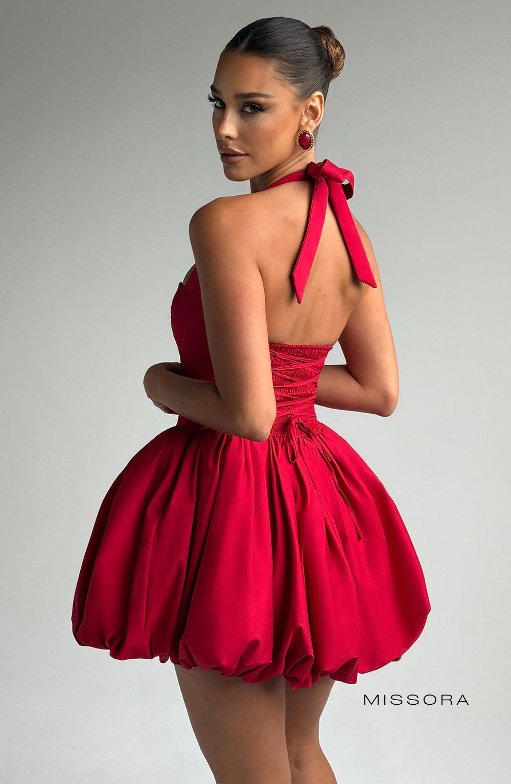 Missora Bryleigh Puffball Mini Dress