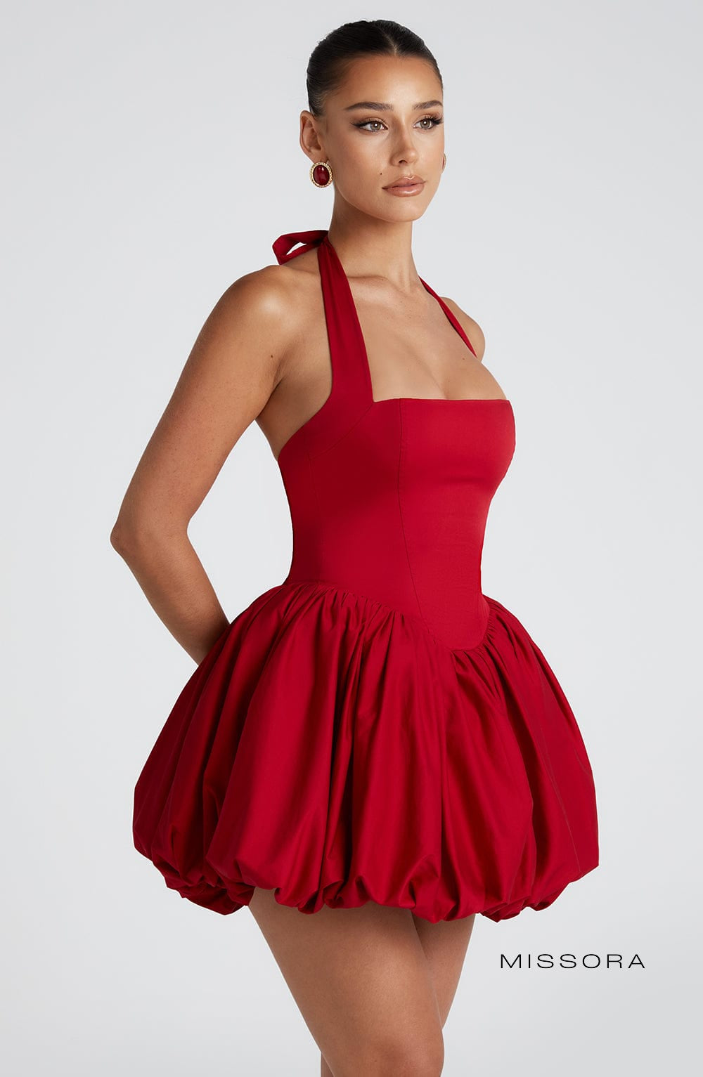 Missora Bryleigh Puffball Mini Dress