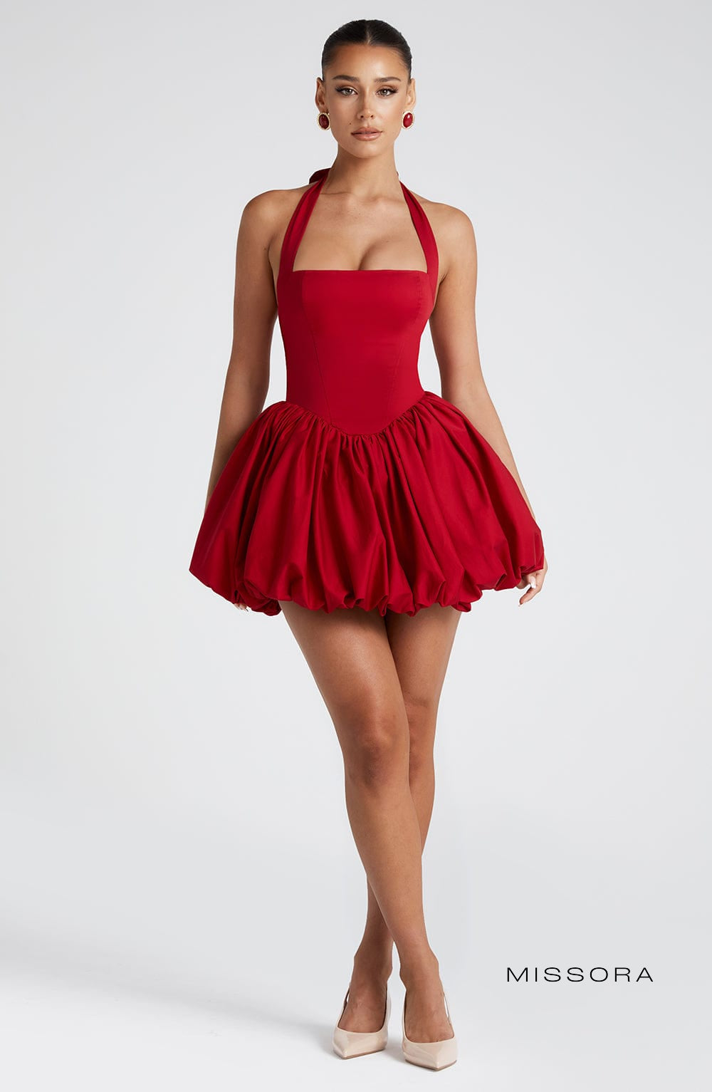 Missora Bryleigh Puffball Mini Dress