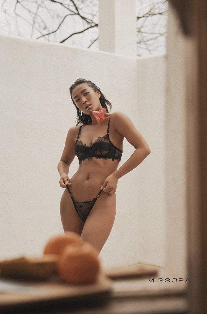 Catherine Transparan Dantel Takım [XG9206UM]