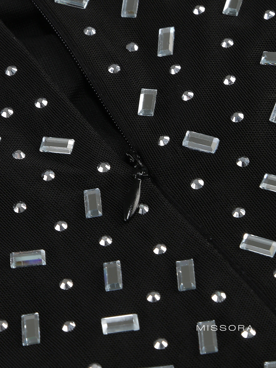 Ceanna Işıltılı File Maksi Elbise [O9TUXKO4]