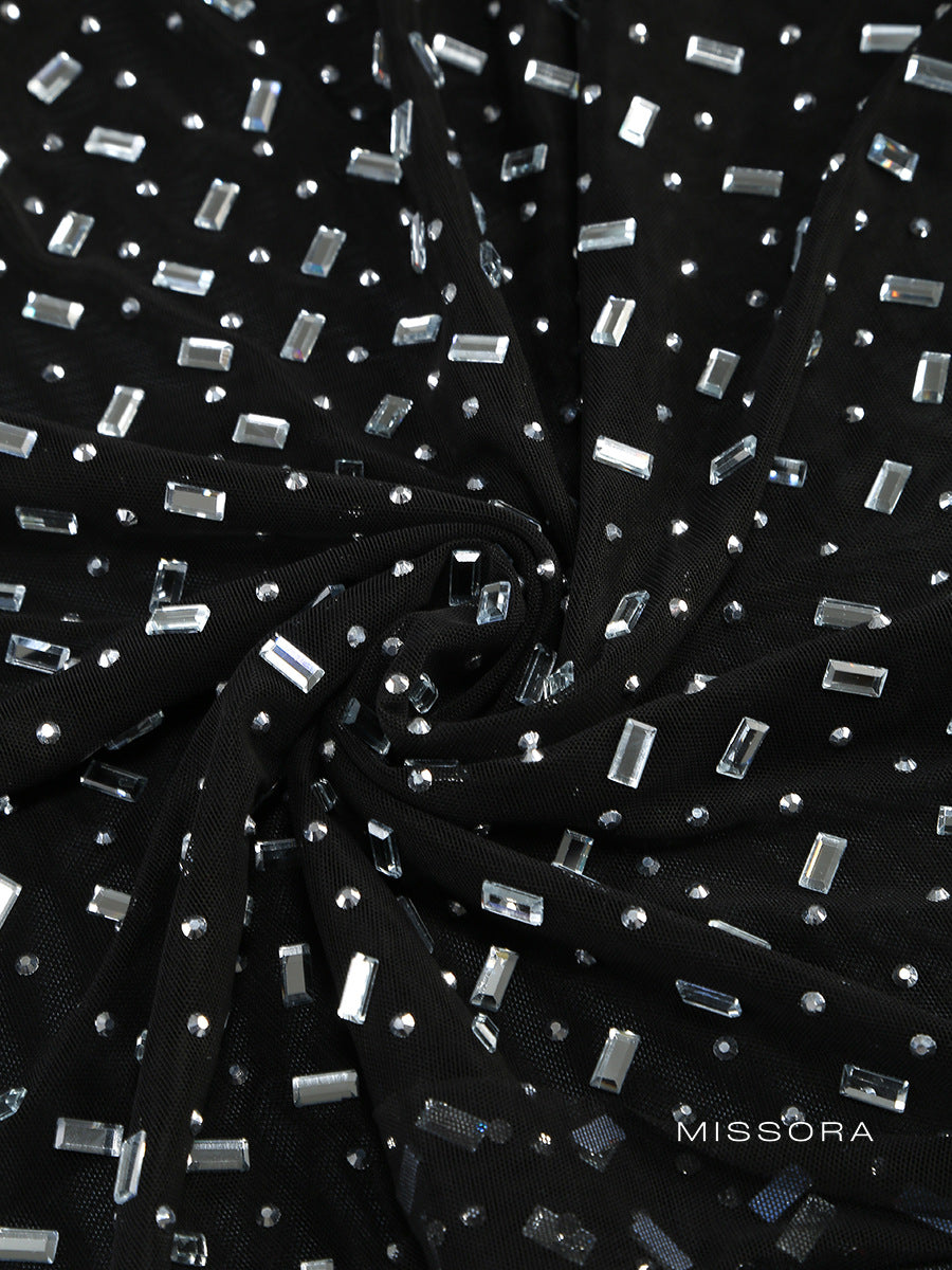 Ceanna Işıltılı File Maksi Elbise [OJ6YOCCO]