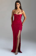 Missora Chelsea Floral Appliqué Maxi Dress