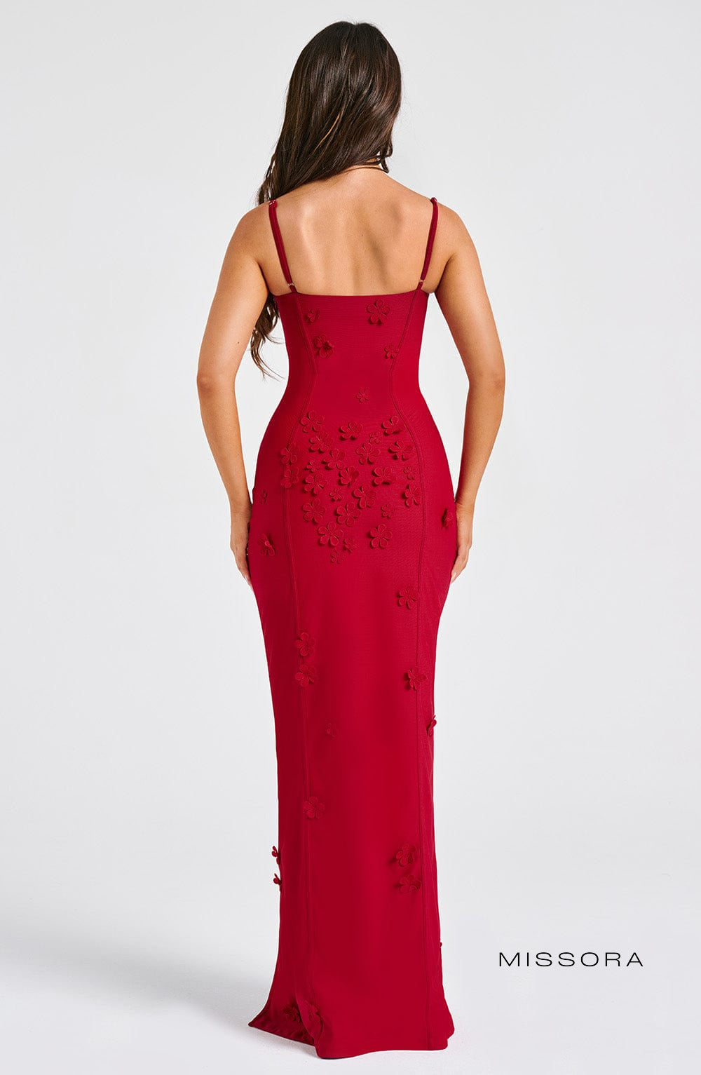 Missora Chelsea Floral Appliqué Maxi Dress