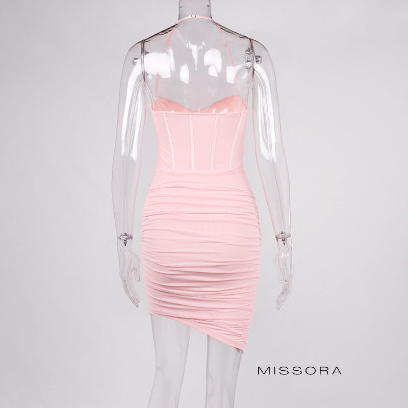 Chevelle Korseli Asimetrik Mini Elbise [KP2H6J1W]