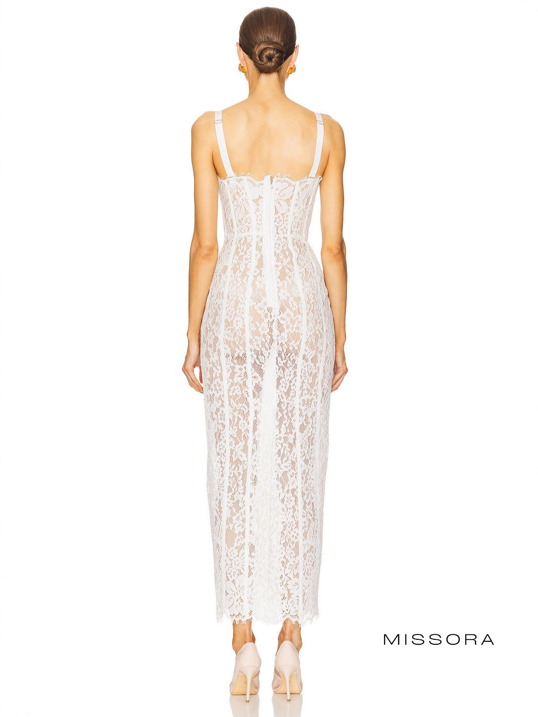 Colleen Dantel Maxi Elbise [W02YK9C8]