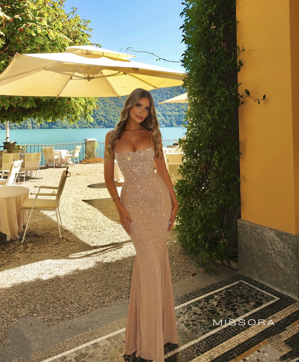 Corie Askılı Rhinestone Elbise [9QWRJL3M]