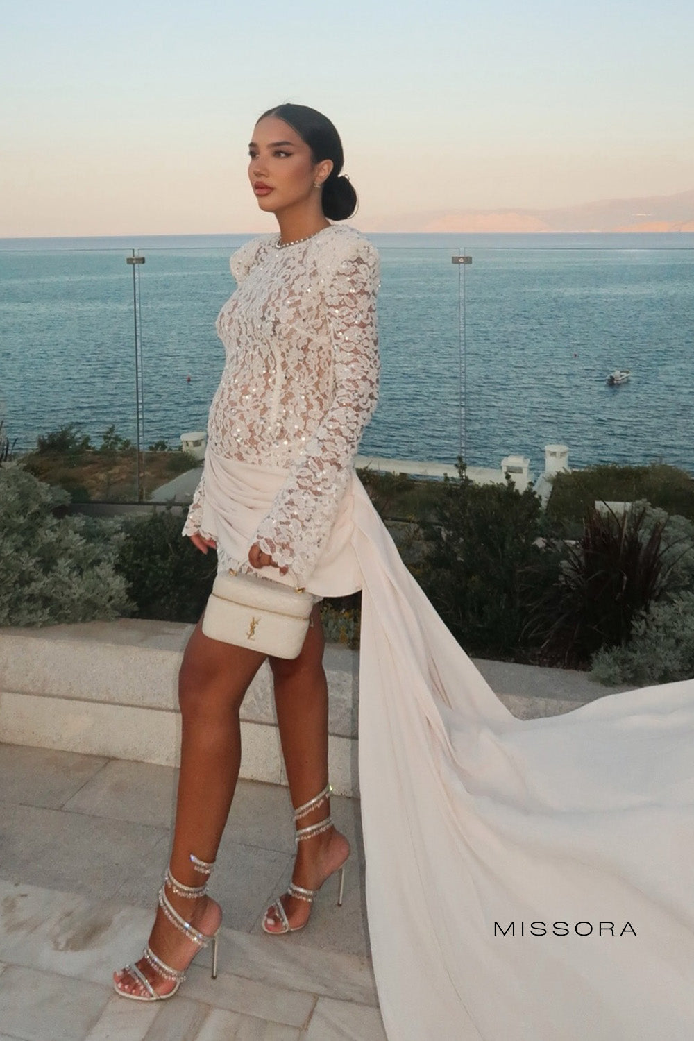 Missora Dalyla Pul Payetli Dantel Mini Elbise | Z0002FD-4 | Z0002FD-1 | Z0002FD-2 | Z0002FD-3