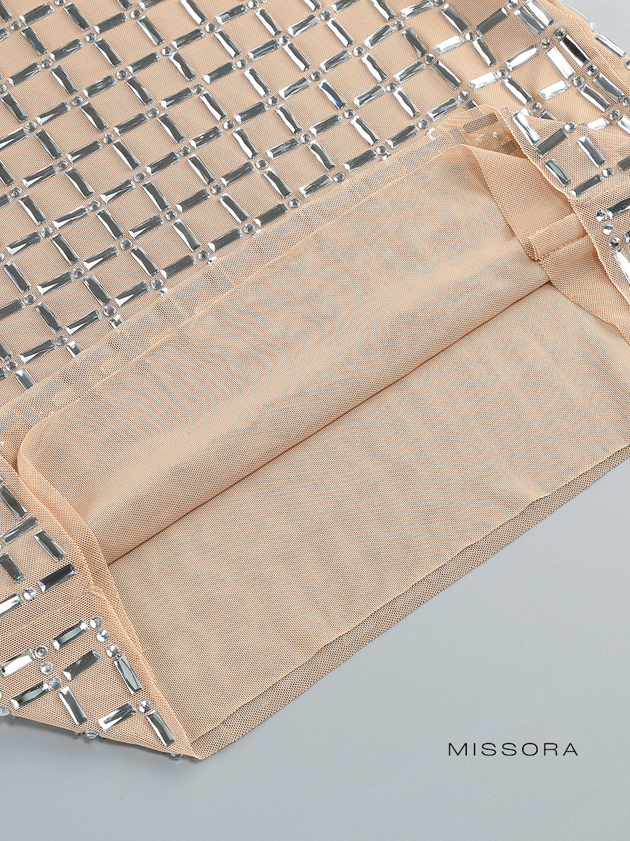 Deasia Taşlı Askılı Mini Elbise [SOX5NDFX]