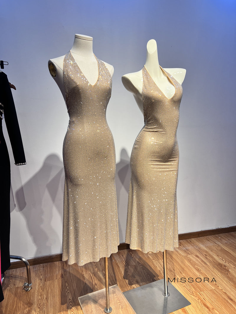 Deeksha Işıltılı Midi Elbise [5LFM9HHO]