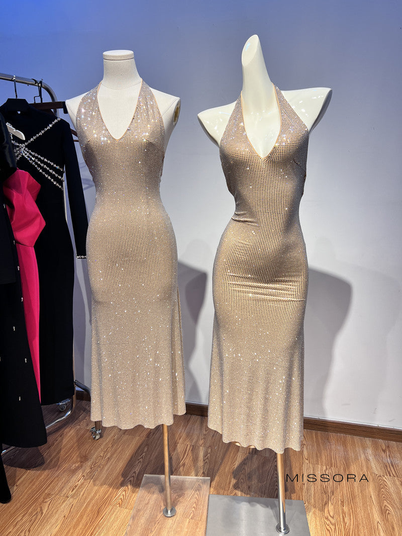 Deeksha Işıltılı Midi Elbise [5C4BYMR1]