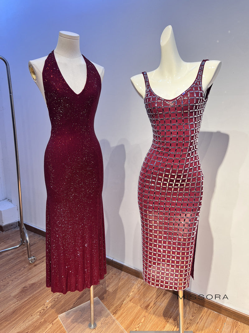 Deeksha Işıltılı Midi Elbise [AEOP9CLK]