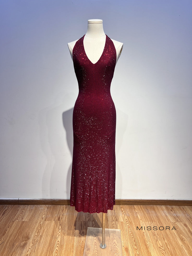 Deeksha Işıltılı Midi Elbise [NOI1S58Z]