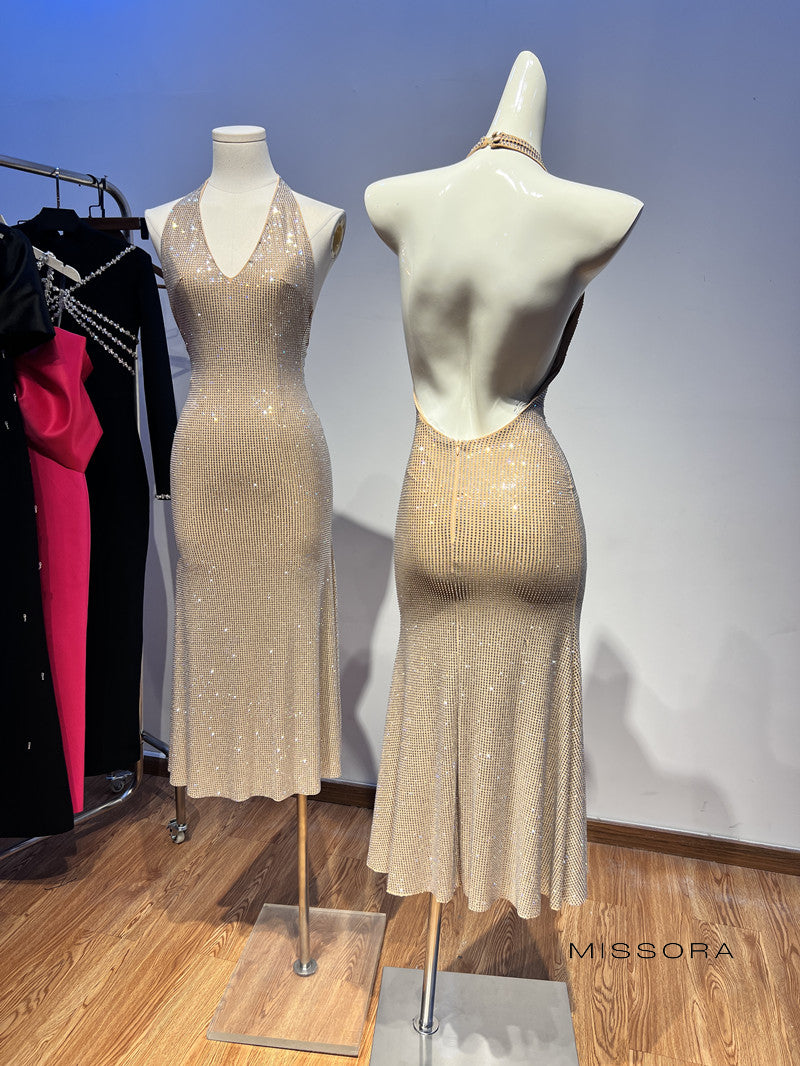 Deeksha Işıltılı Midi Elbise [2DK99IBO]