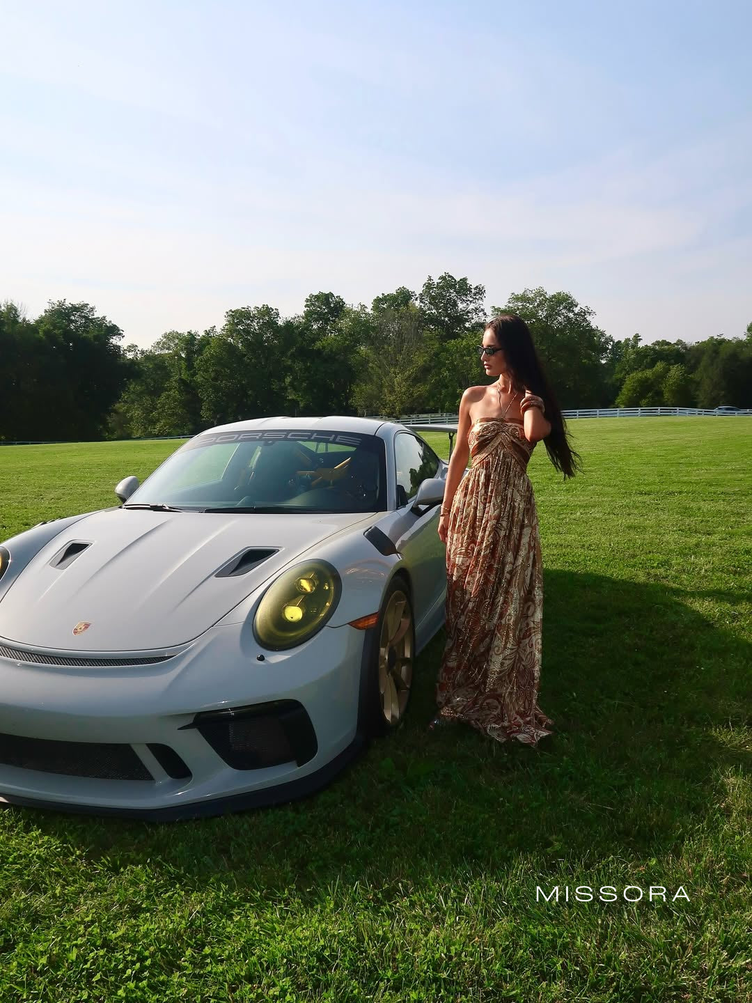 Defne Güllü Halter Maksi Elbise [HICAGKS9]