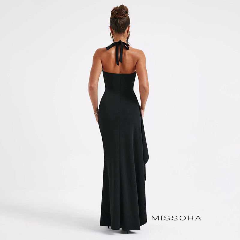Dyani Halter Maxi Elbise [LVFBQ7AR]