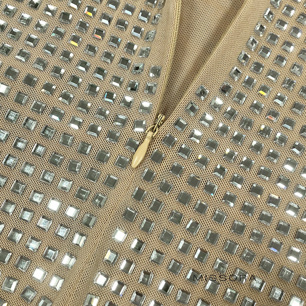 Eden Halter Işıltılı Maksi Elbise [V0KSQLXU]