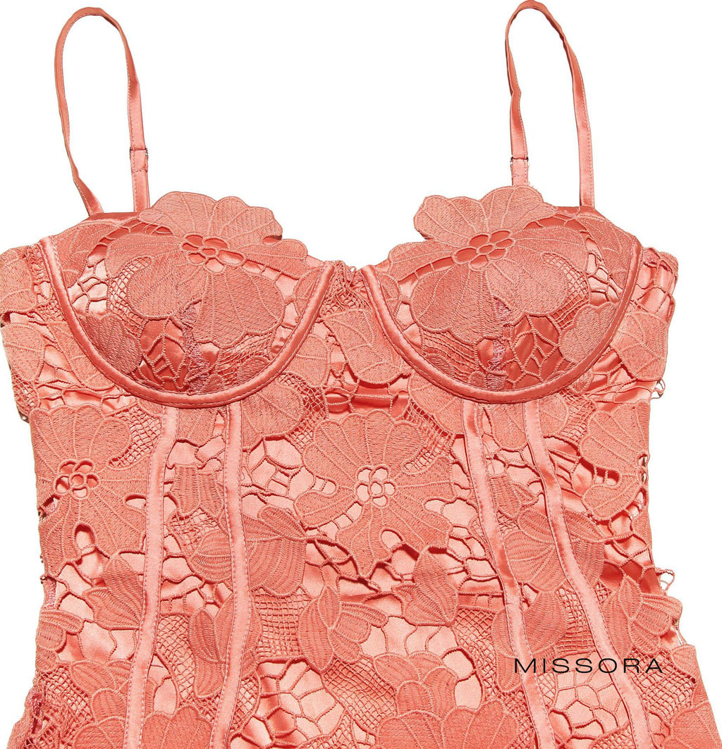 Elayne Dantelli Mini Elbise [VZH7PER8]