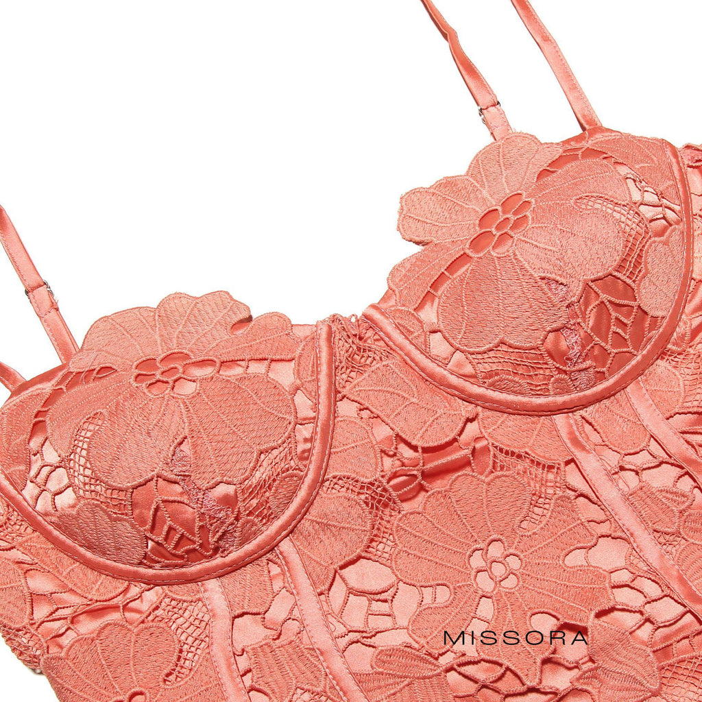 Elayne Dantelli Mini Elbise [ZV235A6H]