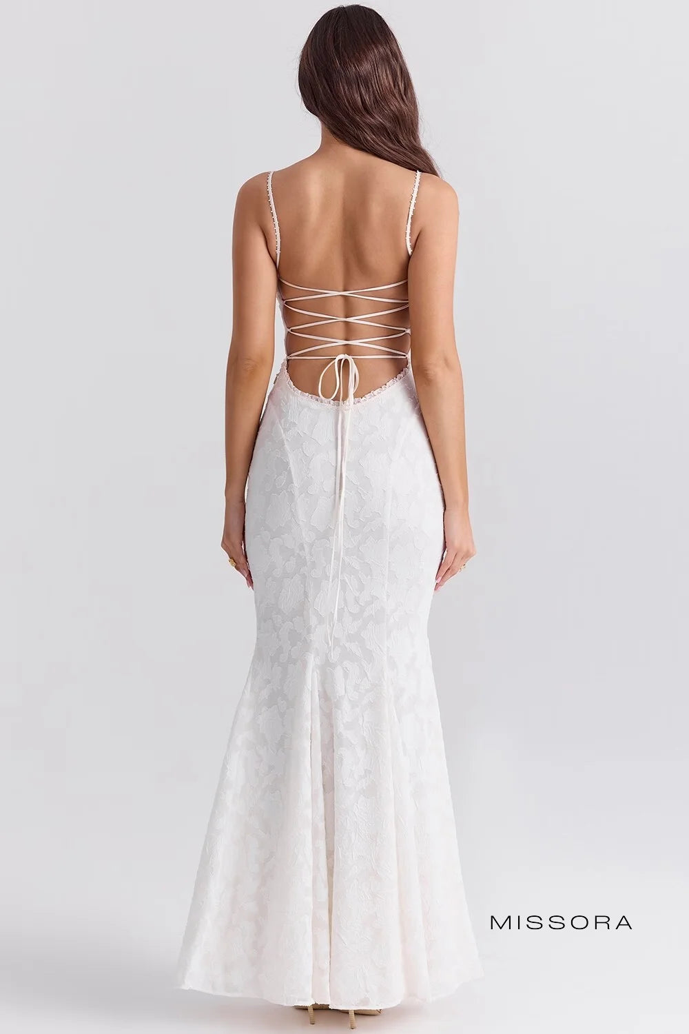 Eliany Askılı Jakar Maksi Elbise [17CGF5X9]