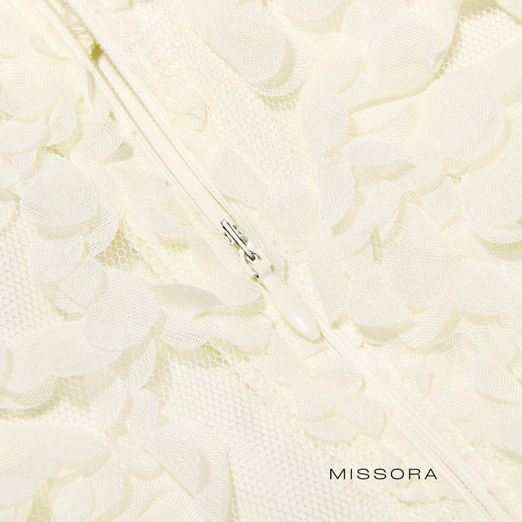 Ellora Çiçek Dokulu Midi Elbise [NDYPI0WJ]