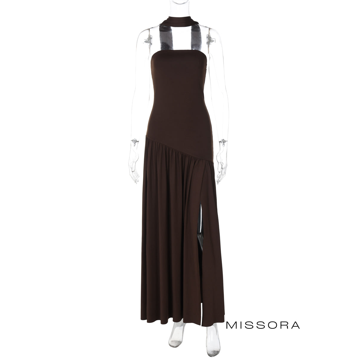 Embrie Askısız Yırtmaçlı Elbise [9GZHPBVE]