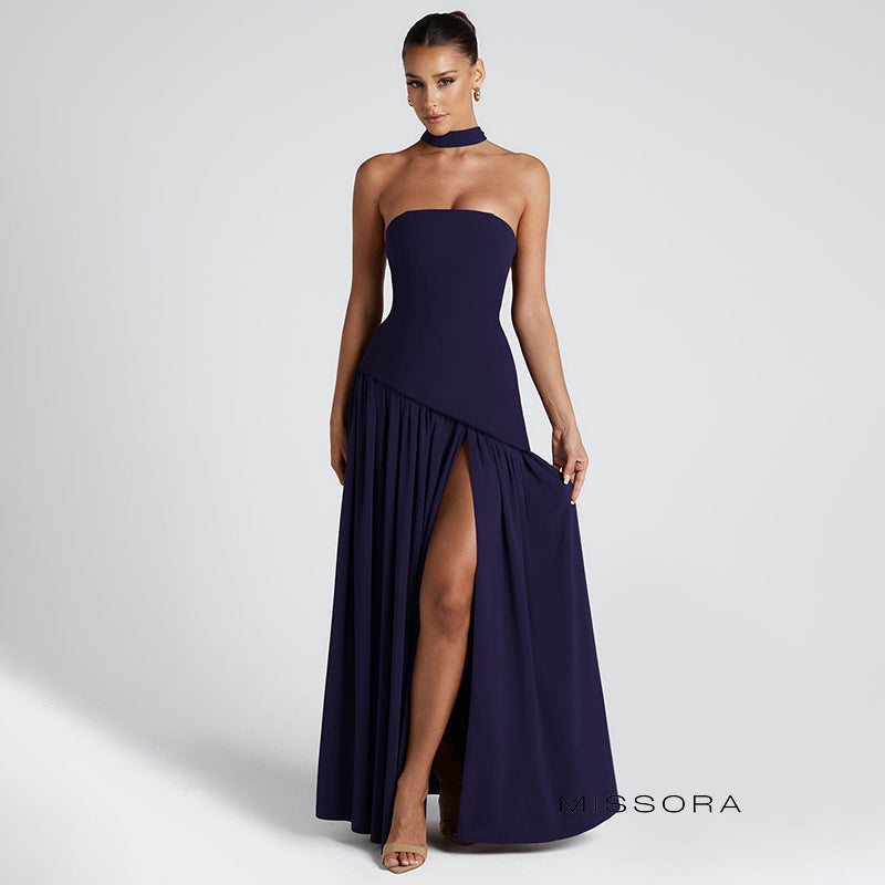 Embrie Askısız Yırtmaçlı Elbise [2LI0H5ZT]